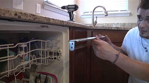 top mount dishwasher bracket